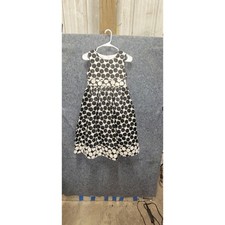 Marmellsta Black White Pokla Dots Lined Dress Size 12