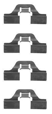 F.Becker_Line ZubehöRsatz BremsbeläGe Hinten (10510087) FüR VW Golf IV Seat-image