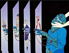 "SEXY FANTASY / FUTURISTIC ART"  ~ (11" X 14") ~  ** BLACK MATTING **  #38