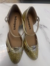 Inboopark Fashion Latin Dancing Shoes for Women Sparkle Wedding Prom Sandals