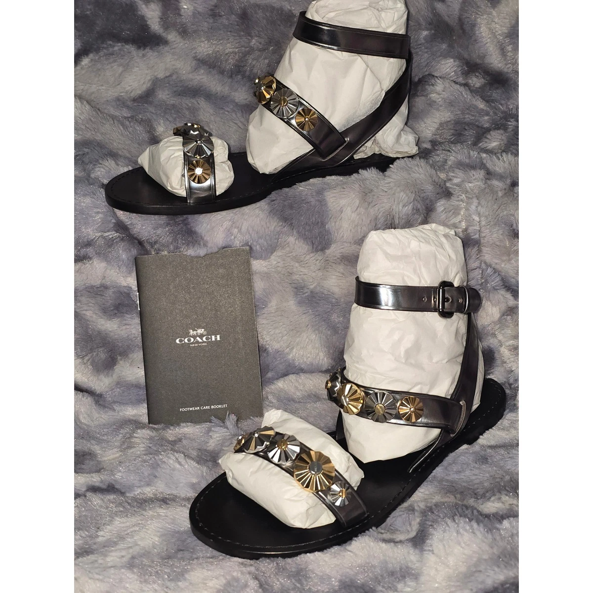 Coach Gray Sandals for Women for sale | eBay