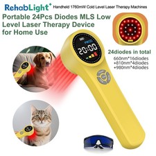 1760mW Equine Cold Laser Therapy Pain Relief for Dogs Cat Knee Back Pain Relief