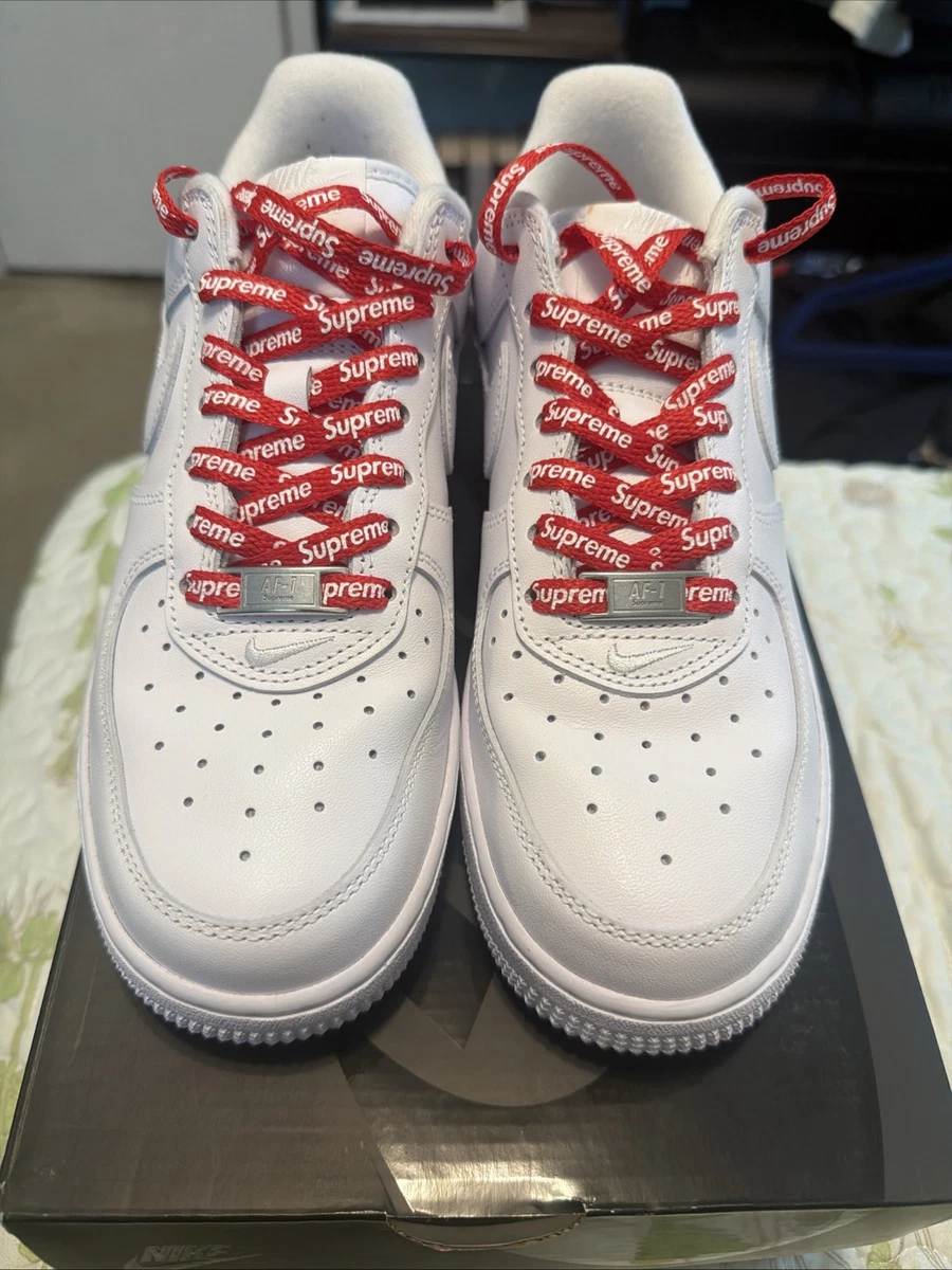 Nike Air Force 1 Supreme White for Sale | Authenticity Guaranteed