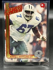 Action Packed 1991 Rookie Update Russell Maryland #6 Dallas Cowboys Rookie Card. rookie card picture
