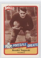1989 Swell Football Greats Bronko Nagurski #15 HOF k1j