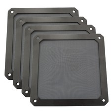 4pcs 120mm PC Fan Dust Filter Magnetic Frame Mesh Computer Case Cover 12cm Black