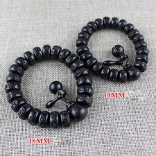 Men Tibetan Buddhist male om mani padme hum bracelet wood Mala Prayer Beads NEW