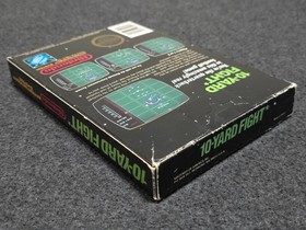 NES Nintendo 10-YARD FIGHT Complete HANGTAB CIB Black Box Game Hang Tab 5 Screw