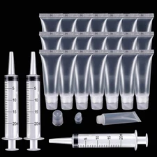 22 Packs Lip Gloss Empty Tubes Containers(10Ml),Travel Empty Bottle,Refillable S