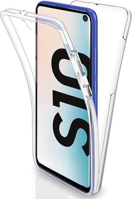 Samsung Galaxy S10 PLUS+ Hülle 360 Full Body Schutz Front Back Clear Cover