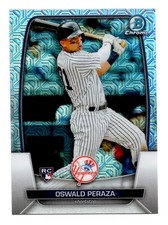 Oswald Peraza 2023 Bowman Chrome Mojo Refractor RC #70