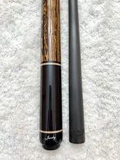 Jacoby Pool Cue w/ V4 Black Carbon Shaft (Ebony & Bocote) HARD CASE & CAPS