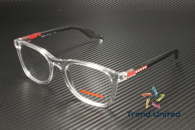 PRADA LINEA ROSSA PS 05PV 2AZ1O1 Crystal Demo Lens 53 mm Men's Eyeglasses
