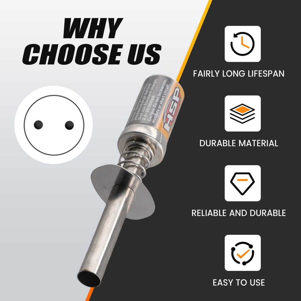 For · Starter· Kit Glow Plug Igniter for ·RedCat Powered 1/8 1/10 RC ...