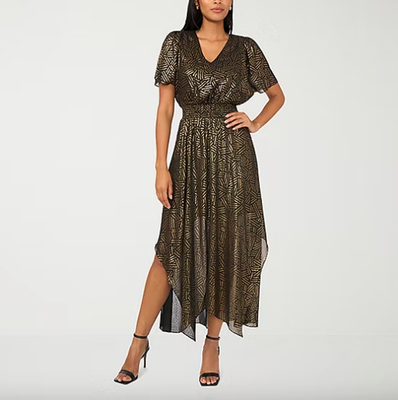 floral dresses midi Madeline Women Floral Midi Dress Small