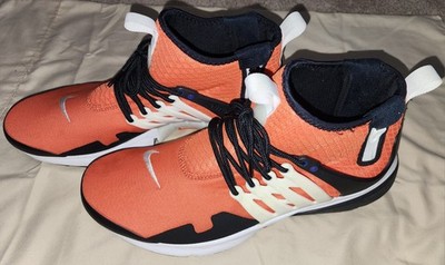 Nike Air Presto Mid Utility Orange/Black/White Men's Size 12 DC8751 800