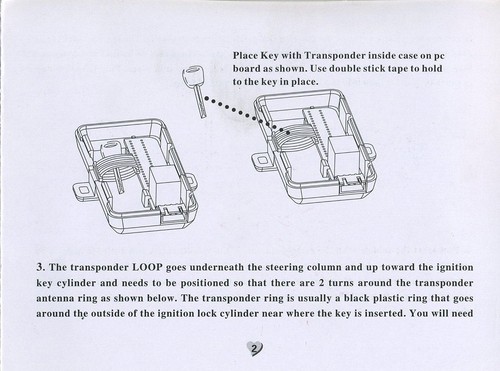 Car Immobilizer Transponder Bypass Module for Chip Key, a Spare chip Key is R... - Picture 6 of 8