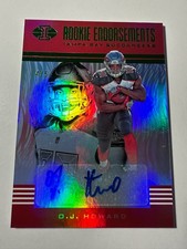 2017 Panini Illusions OJ Howard Rookie Endorsements Green Auto /5 RC SP