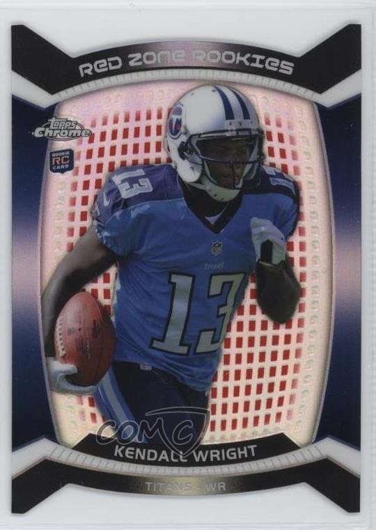 2012 Topps Chrome Red Zone Rookies Die-Cut Refractor Kendall Wright RC 0c6