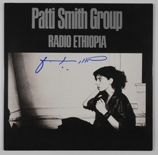 Patti Smith Group JSA Signed Autograph Album Record Vinyl Radio Ethiopia