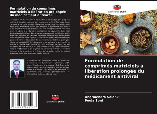 Formulation De CompriméS Matriciels à LibéRation ProlongéE Du MéDicament Antivir-image