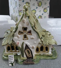 Heather Goldminc Blue Sky Easter Sunday Church Tea Light Holder BEB11209 NEW