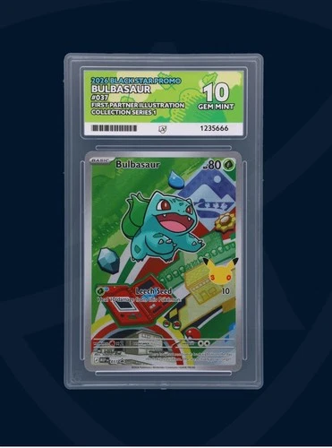 ACE 10 Bulbasaur - 037 - Black Star Promo - Pokemon - First Partner Illustration