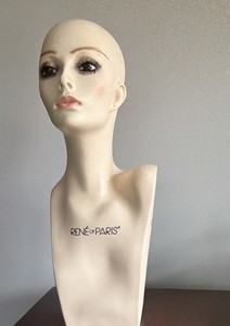 TÊTE DE MANNEQUIN pour chapeau ou perruque vintage années 70 EUR 60,00