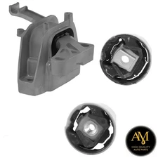 Right, Rear Lower & Rear Upper Engine Mounts 3PCS For Volkswagen Atlas 23-18 3.6