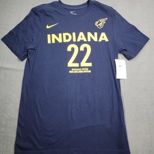 Nike WNBA Indiana Fever Caitlin Clark #22 Explorer Edition T Shirt Blue Small