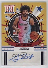2020 Panini Chronicles Hometown Heroes Rookie Purple 4/25 Gabe Vincent Auto 0u5r