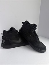 Nike Court Borough Mid GS in black size 7Y 839977-001. Youth