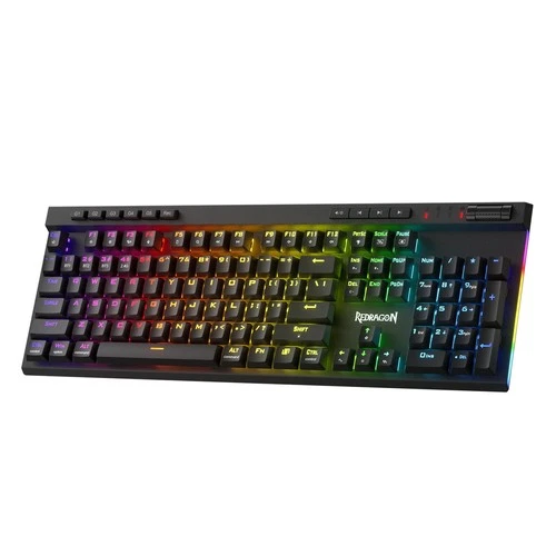 Redragon K580 PRO Wireless RGB Gaming Keyboard, 3-Modes 104 Keys Mechanical K...
