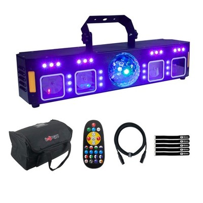 BEAM-JAM 65W RGB LED DMX Motion Light Bar DJ Stage Effect Fixture w Bag