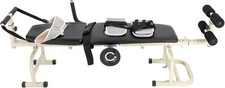 Home Lumbar Traction Bed, Full Body Traction Stretch Decompression Bench/Ta...