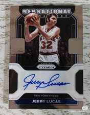 Panini Prizm 2021-22 Sensational Signatures Jerry Lucas #SS-JLC Auto Knicks NBA