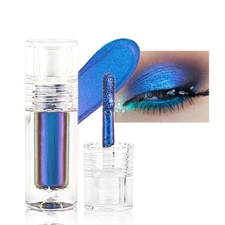 evpct Sapphire Blue Duochrome Chameleon Liquid Eyeshadow, Multichrome Metalli...