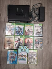 Xbox 360 Elite With 1 Controller + 11 Games + Network Adapter + Read Description