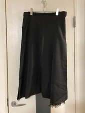 Yamamoto Japanese Designer Pants Size 1 asymmetrical design, waist 16.1in Used