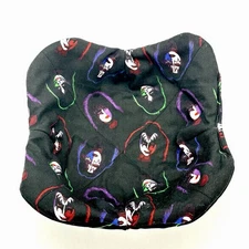 KISS BAND Bowl Cozy Hot Cold Microwavable Scalloped 8” Hand Made NEW Ace Frehley