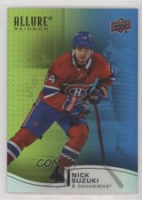 2021-22 Upper Deck Allure Rainbow Green Blue 54/299 Nick Suzuki #R-66 0x2e