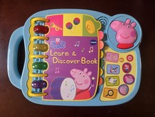 GUC Vtech Peppa Pig Learn  Discover Book 2019 ABC music lights tested