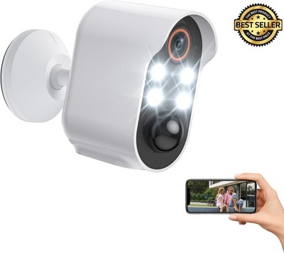 Wireless Security Camera For Home Outdoor Security, Battery Powered 1080P HD