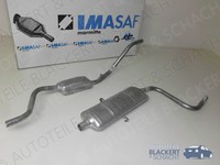 Imasaf Auspuffanlage für DAF 66+Coupe+Kombi 1300 Marathon | Mitteltopf+Endtopf