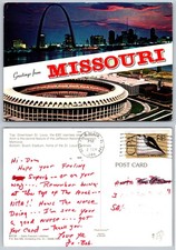 Continental St Louis Missouri Skyline Postcard