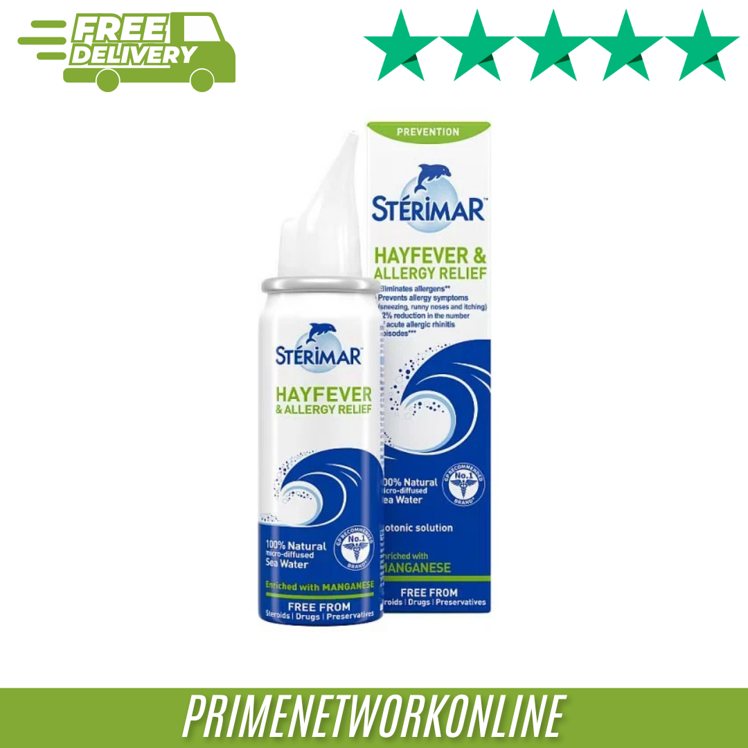 Sterimar Hayfever And Allergy Relief Water Based Nasal Spray, 50Ml - Image 3