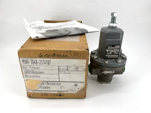 New Fisher MR98H Backpressure Relief Valve Spring Range: 25-75 FKM/316 300PSI