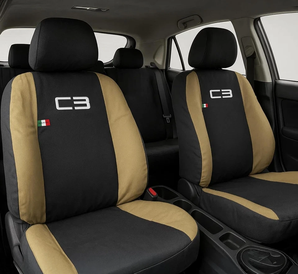 SET COPRISEDILI AUTO COMPATIBILI CON C3 3 SERIE O AIRCROSS VARI COLORI A SCELTA