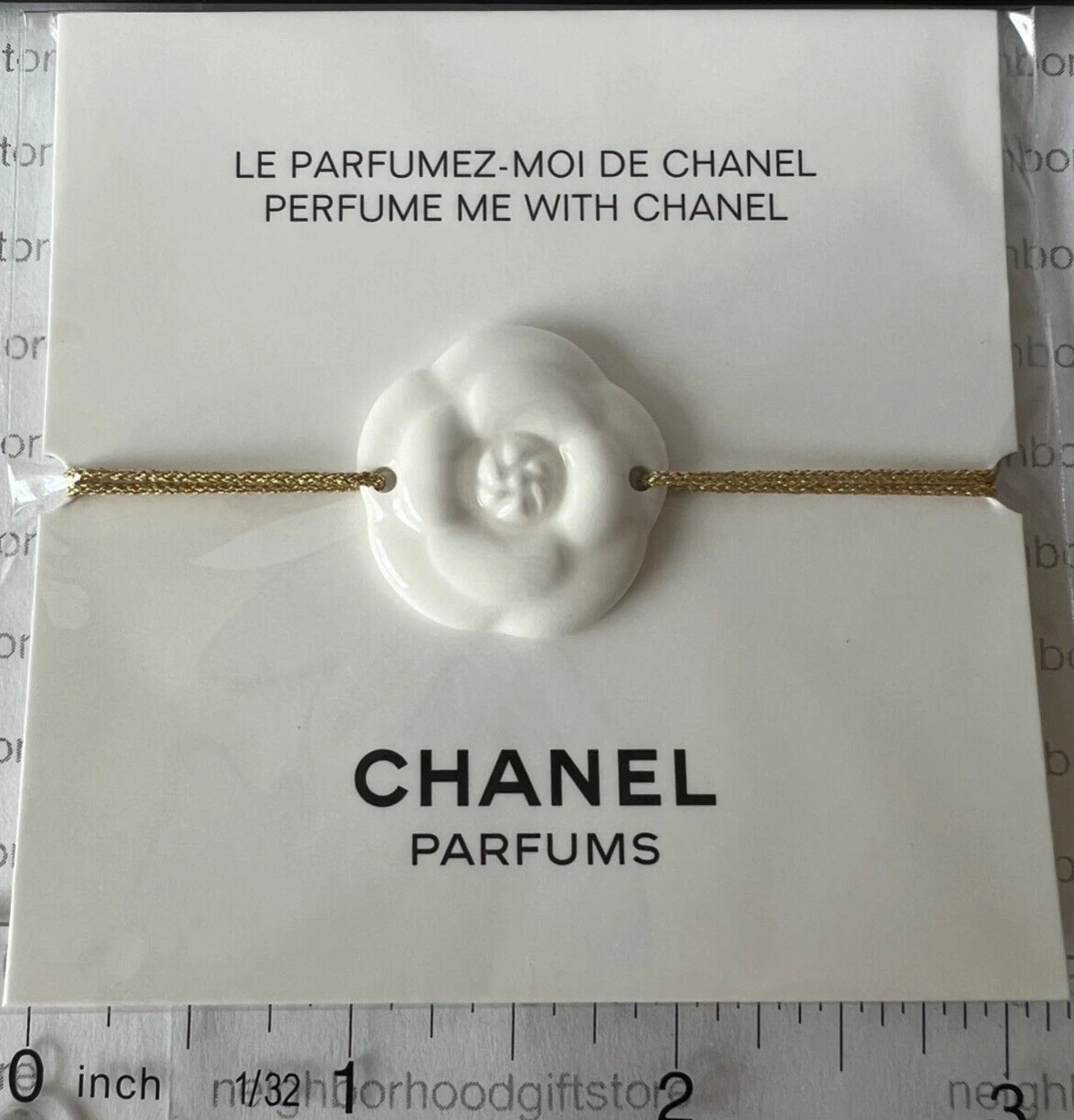 Profumo Me con Bracciale Chanel Vip Gwp Camelia Bianco Oro NUOVO SIGILLATO AUTENTICO
