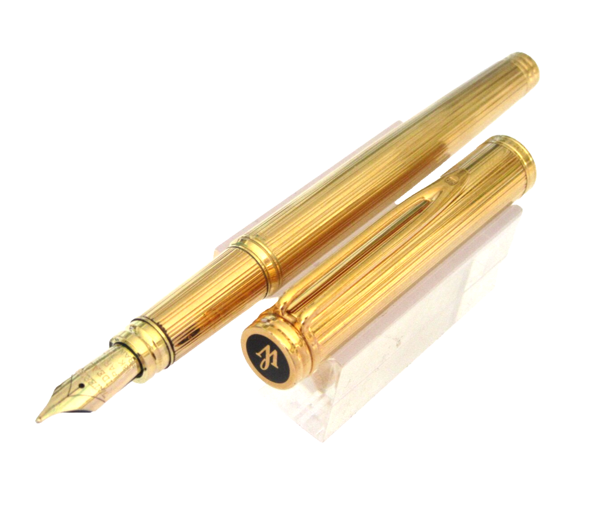 Waterman Gentleman Prestige Fountain Pen Gold Plated 18K Nib Q114